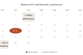 72.000 TL Borcu 12 Ayda Bitirme Planımı Excel'e Değil Takvime Yazdım