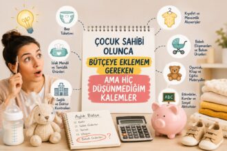 Çocuk sahibi olunca bütçeye eklemem gereken ama hiç düşünmediğim kalemler