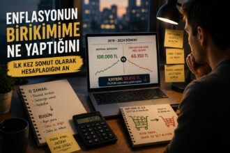 Enflasyonun birikimime ne yaptığını ilk kez somut olarak hesapladığım an