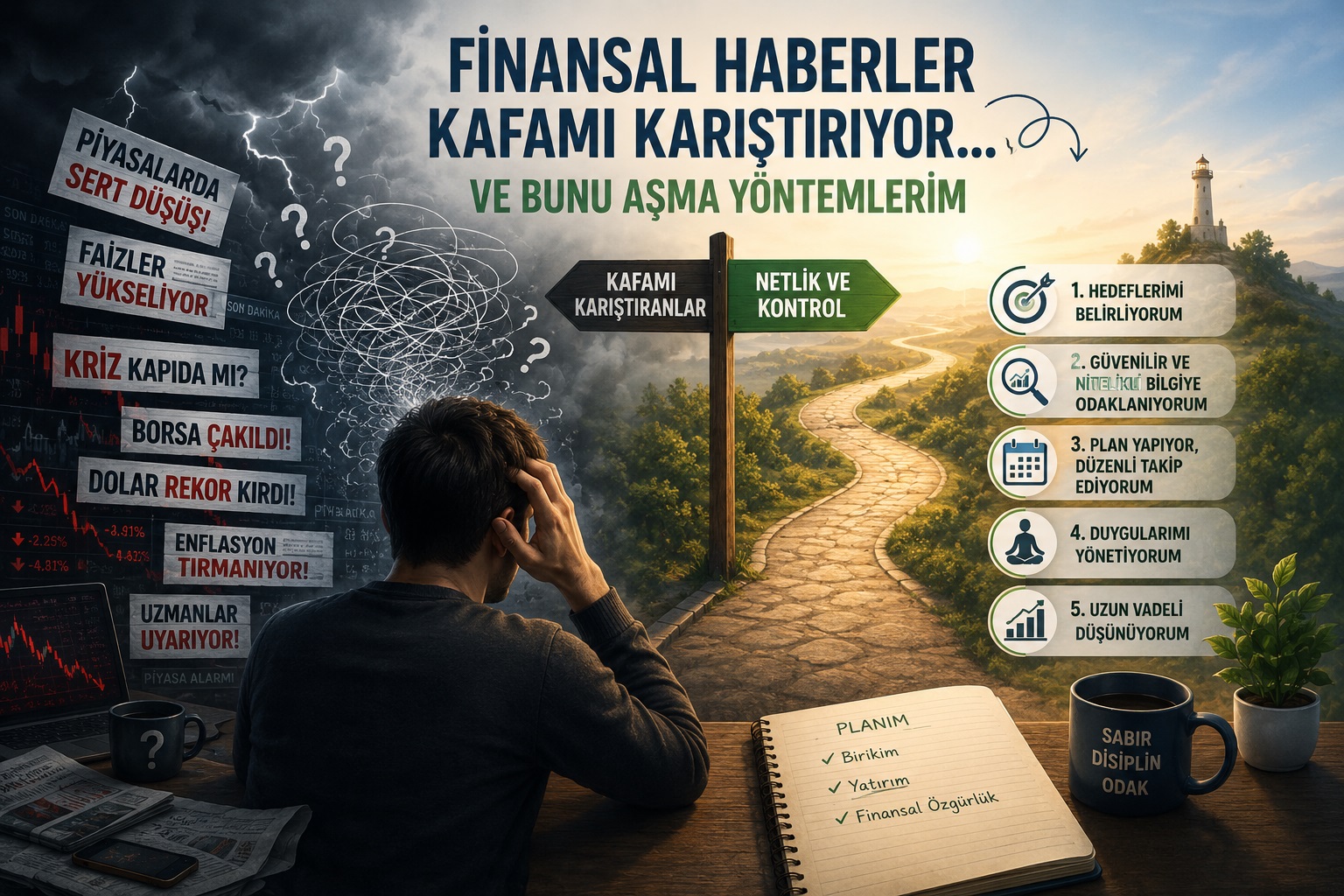 Finansal haberlerin kafamı karıştırması ve bunu aşma yöntemlerim