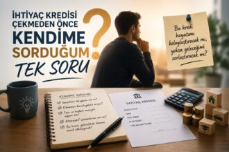 İhtiyaç kredisi çekmeden önce kendime sorduğum tek soru
