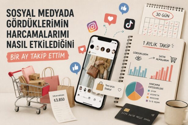 Sosyal medyada gördüklerimin harcamalarımı nasıl etkilediğini bir ay takip ettim