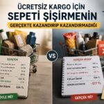 Ücretsiz kargo için sepeti şişirmenin gerçekte kazandırıp kazandırmadığı