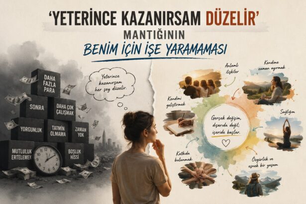 "Yeterince kazanırsam düzelir" mantığının benim için işe yaramaması