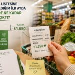 Alışveriş Listesine Sadık Kaldığım İlk Ayda Bütçemde Ne Kadar Boşluk Çıktı