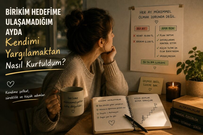 Birikim Hedefime Ulaşamadığım Ayda Kendimi Yargılamaktan Nasıl Kurtuldum