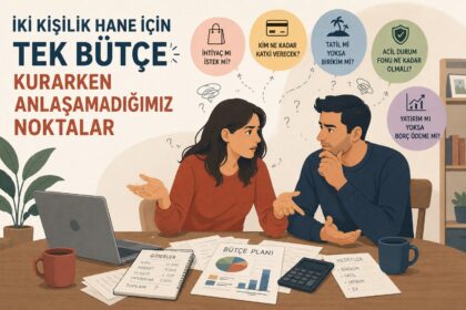 İki Kişilik Hane için Tek Bütçe Kurarken Anlaşamadığımız Noktalar