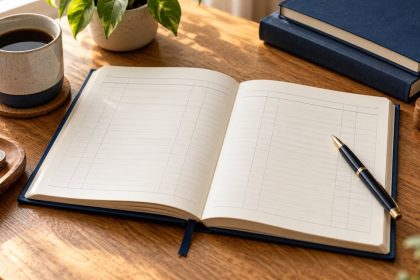Takibe ara verilen dönemi simgeleyen açık defter ve sayfa işaretleri.